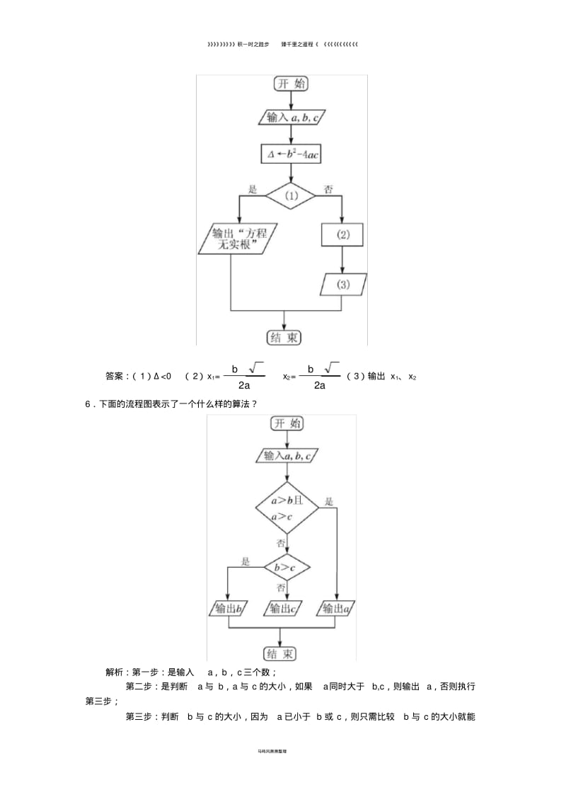 高中数学第1章算法初步1.2流程图1.2.2选择结构自我检测苏教版必修54.pdf_第3页