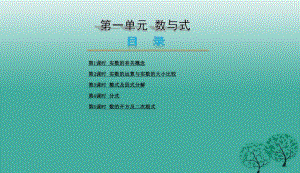 2018年人教版初中中考数学人教版复习课件1数与式PPT课件.pdf