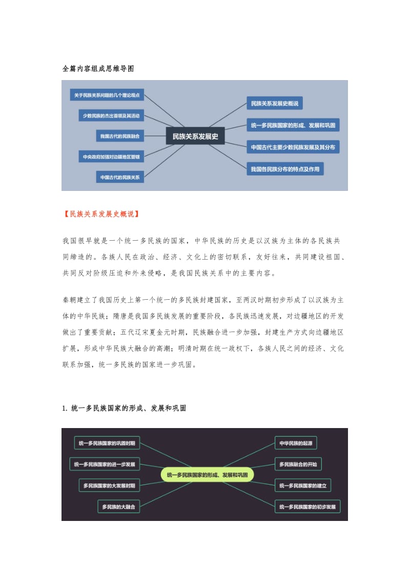 江苏高考复习之中国古代民族关系发展史.docx_第1页