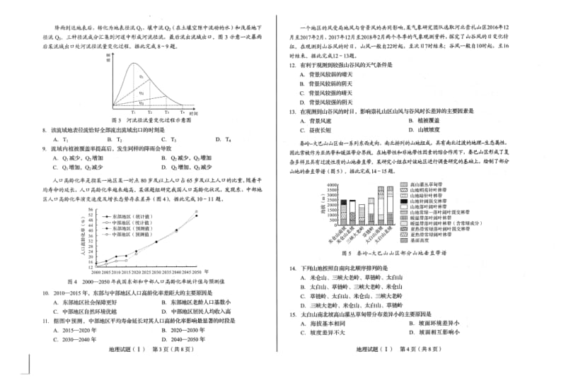 高考模拟地理 山东模考.pdf_第2页