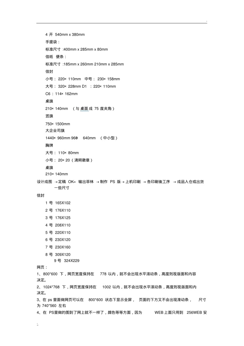 各种纸张尺寸设计尺寸和证件照尺寸大全.pdf_第3页