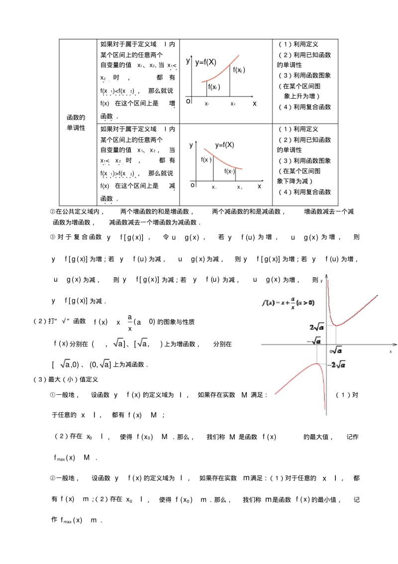 高考文科数学函数专题讲解及高考真题精选(含答案).pdf_第3页