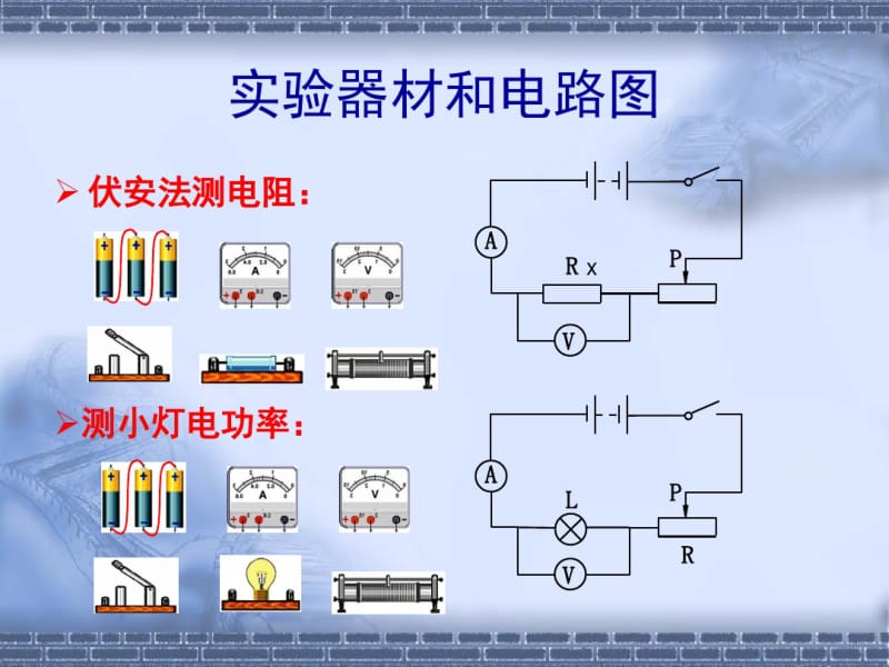 初中物理《伏安法测电阻和小灯泡电功率》(共14张)ppt.pdf_第3页