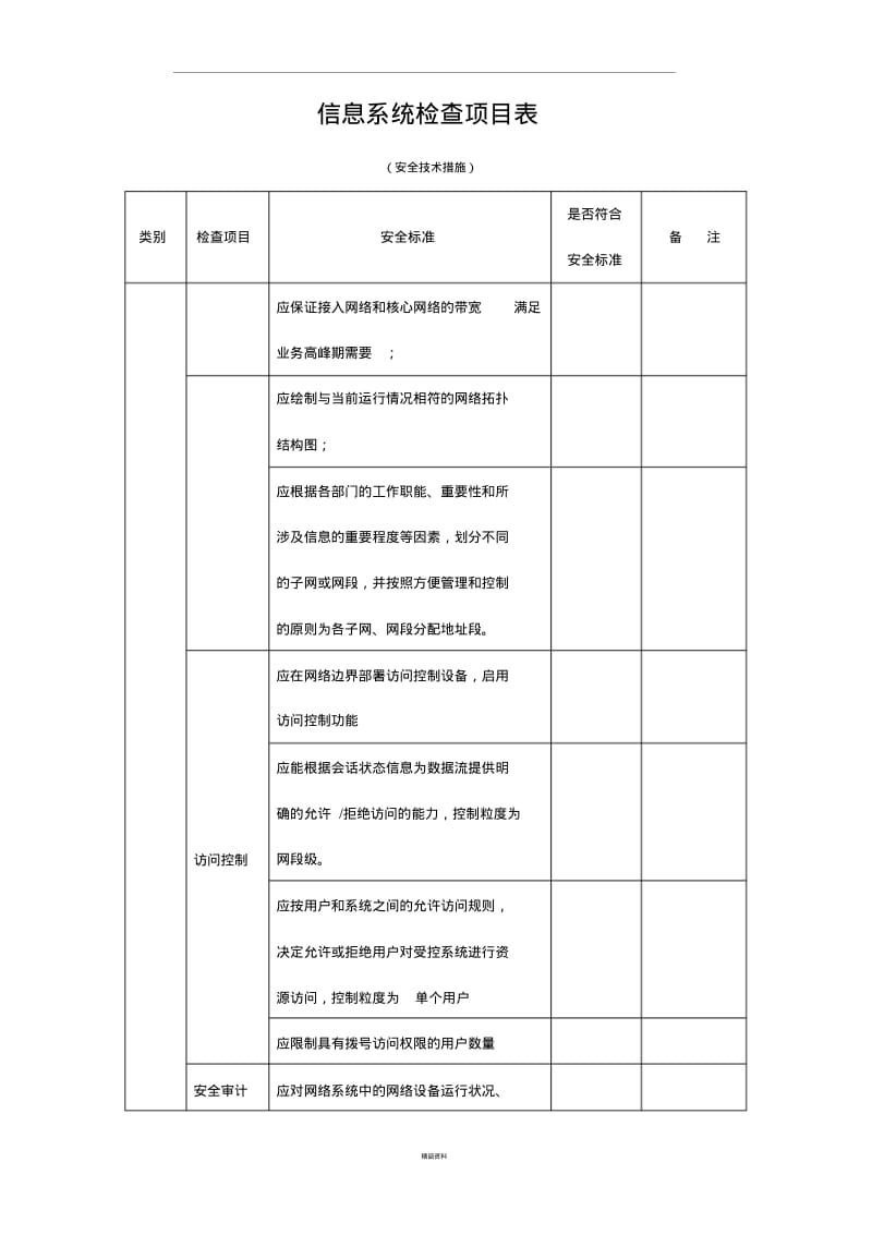 信息系统网络安全检查表.pdf_第3页