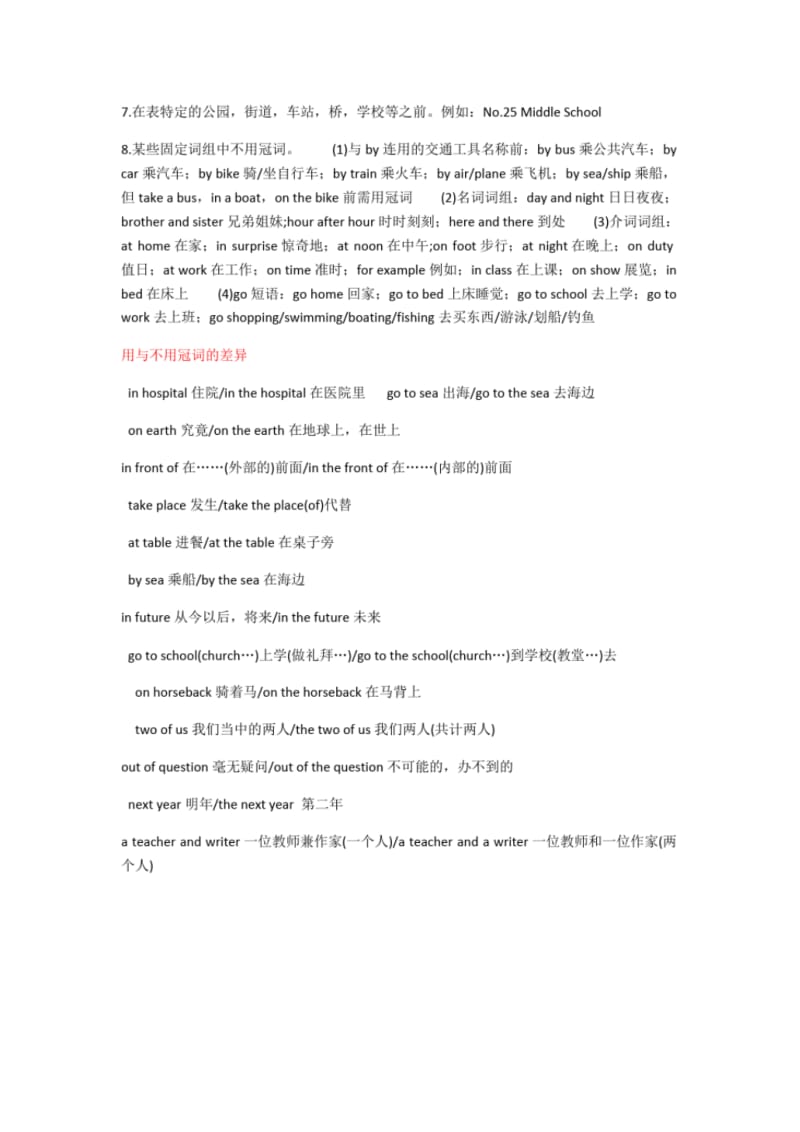 初中英语冠词用法及练习.pdf_第3页