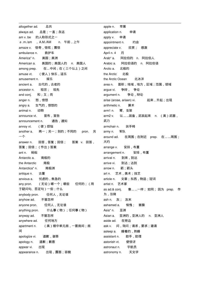 (完整word版)高考英语考纲3500词汇表汇总.pdf_第2页