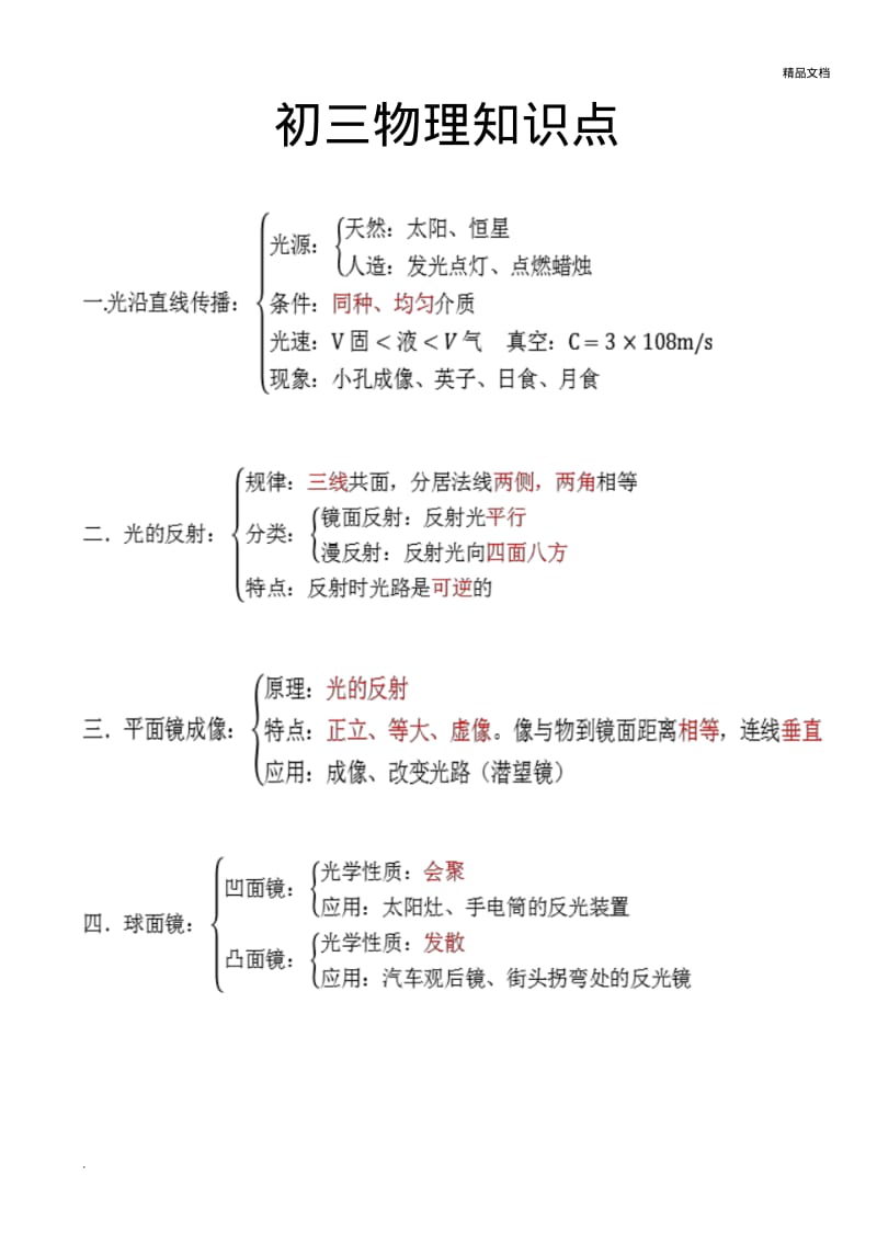 初三物理知识点.pdf_第1页