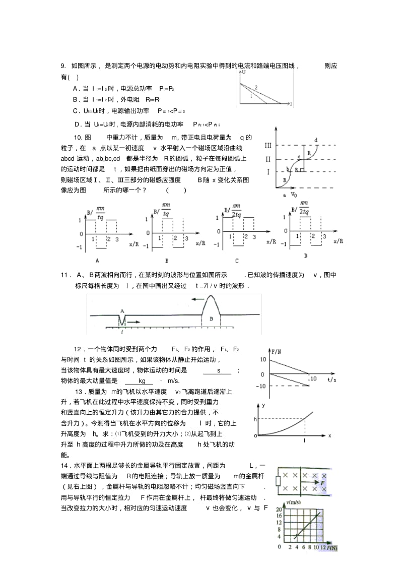 高三物理专题突破图形与图像.pdf_第3页