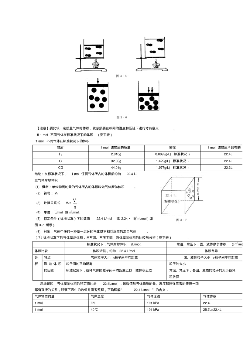 高一化学《气体摩尔体积》知识点详解.pdf_第3页