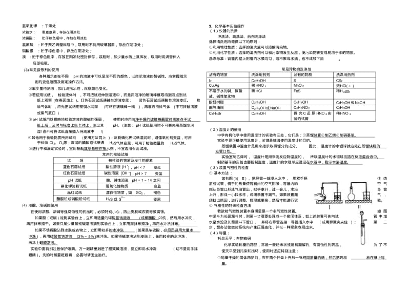 高三化学一轮复习实验知识归纳.pdf_第2页