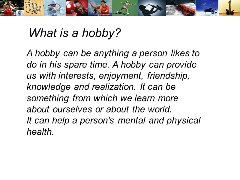 沪教牛津英语三年级下册英语课件 Unit7 Hobbies（1）.ppt_第2页