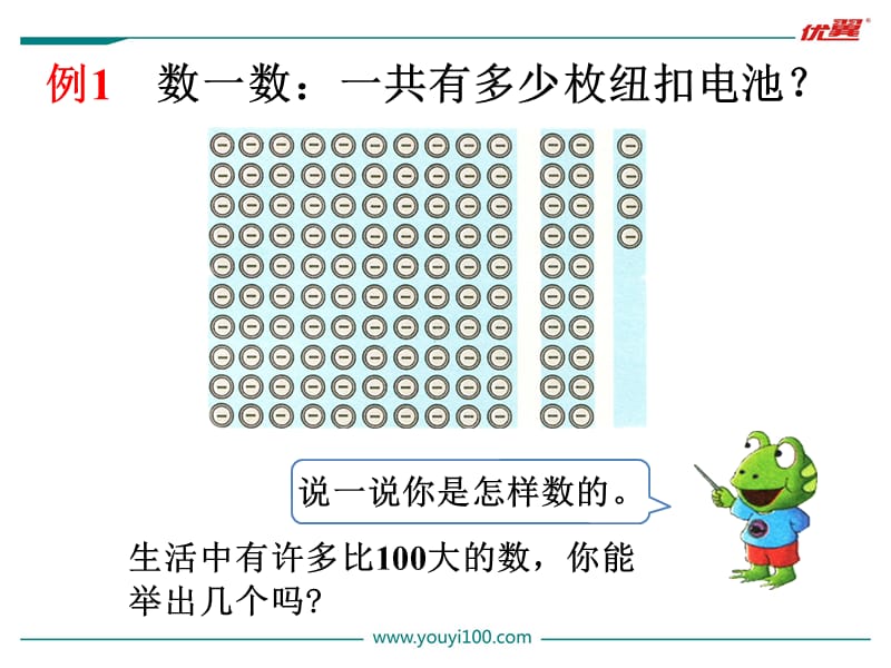 冀教版二下数学教案第3单元课件第1课时  认识1000以内的数.ppt_第2页