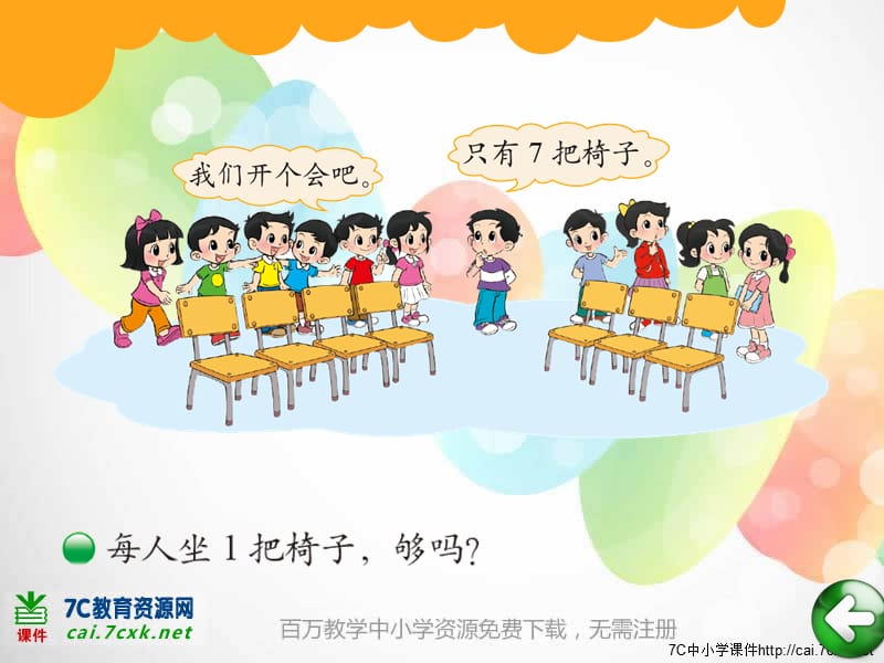 北师大小学数学一下《1.4开会啦》PPT课件 (2).ppt_第2页