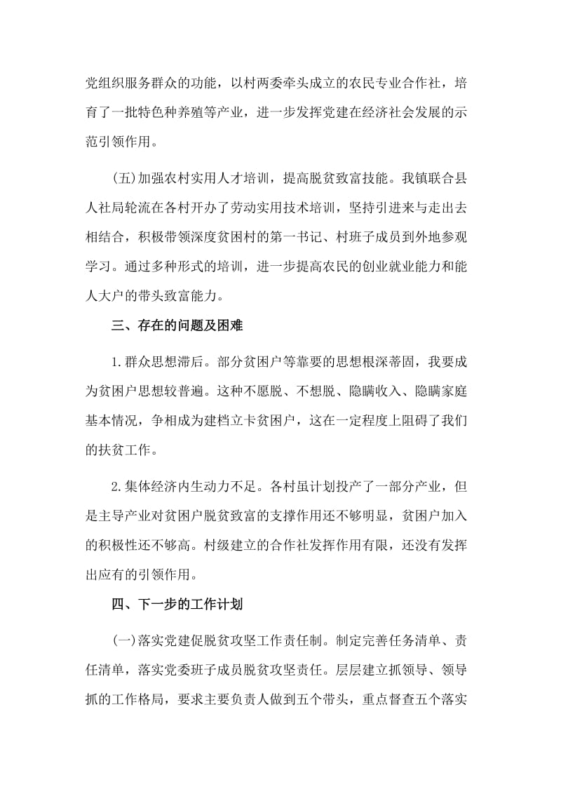 某某乡镇抓党建促脱贫攻坚情况调研报告范文.docx_第3页