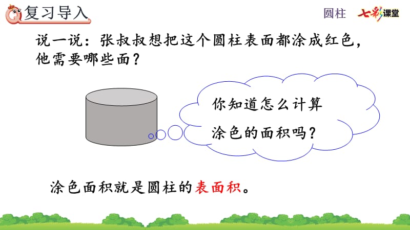 人教版六下数学第三单元3.1.3 圆柱的表面积.pptx_第3页