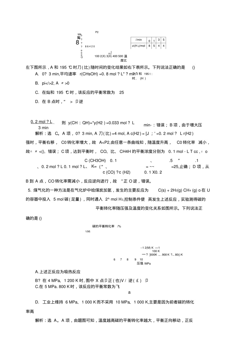 2019版高考化学总复习第7章化学反应速率和化学平衡微专题强化突破13“数形结合”突破.doc.pdf_第3页