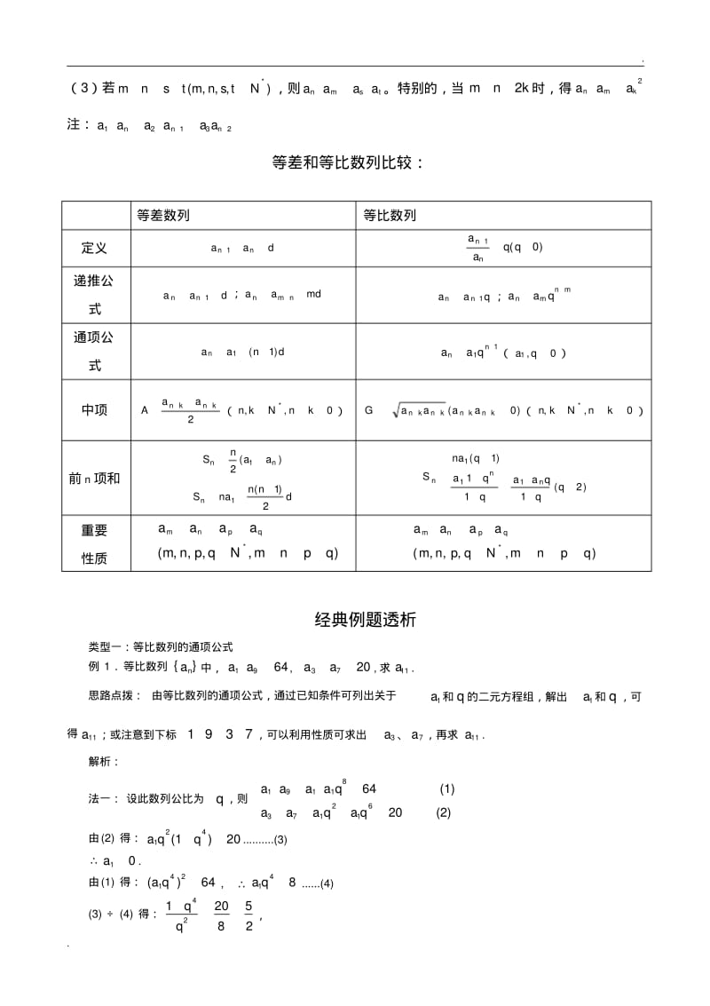 等比数列知识点总结与典型例题-(精华版).pdf_第2页