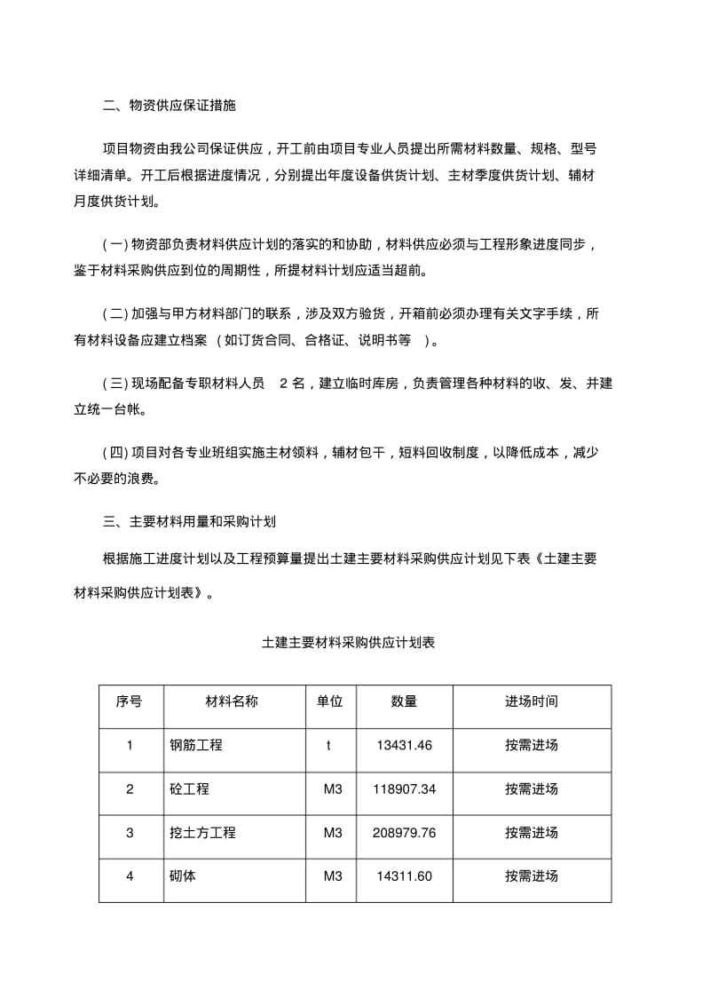 第六篇劳动力机械设备和材料投入计划.pdf_第2页