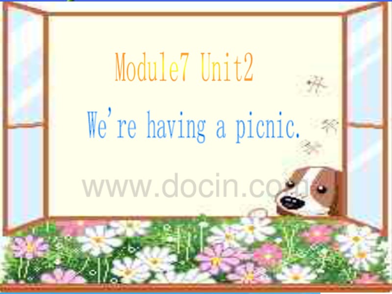 外研版（一起）二下Module 7《Unit 2 We’re having a picnic》ppt课件3.ppt_第1页