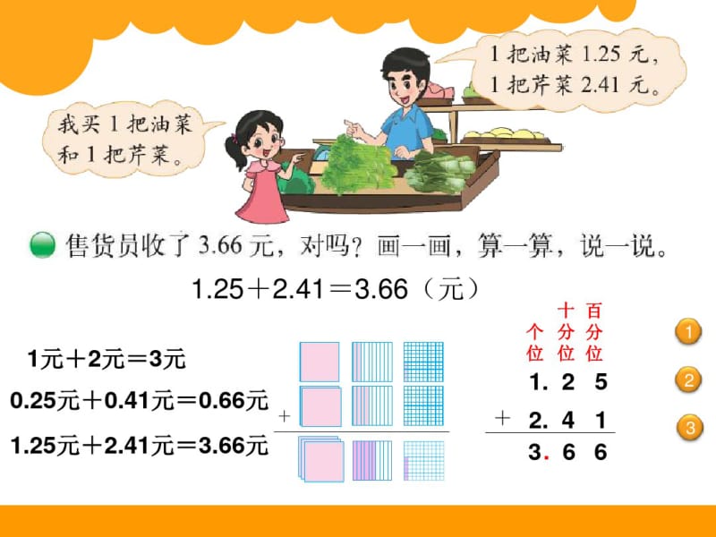 新北师大版四年级下册数学《买菜》.pdf_第3页