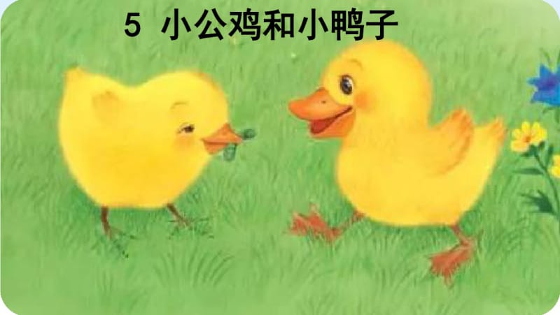 新人教版一年级语文下册-小公鸡和小鸭子优质课件.pdf_第1页