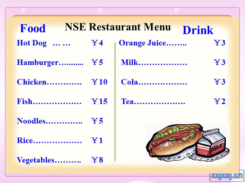 外研版一起小学英语六下《Module 1Unit 2 What do you want to eat》PPT课件 (4).ppt_第3页