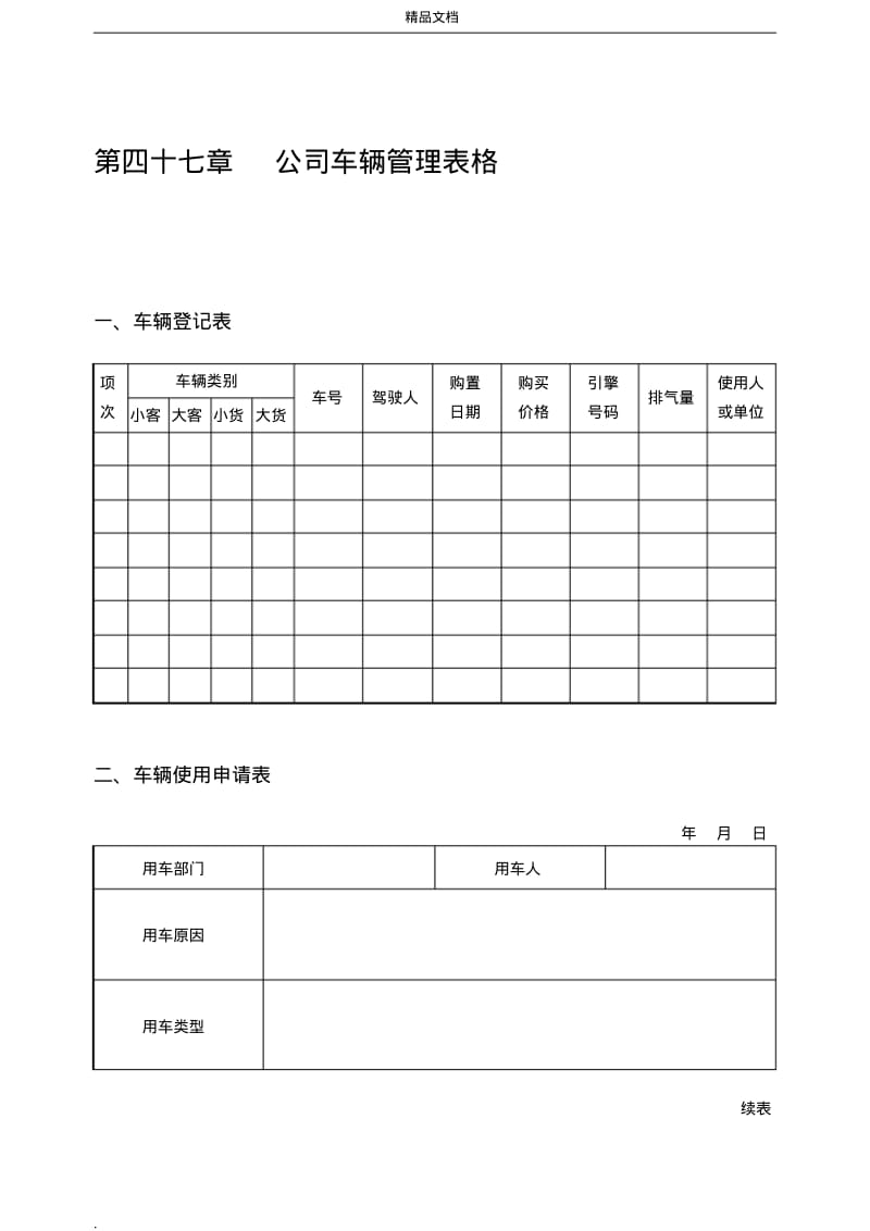 公司车辆管理表格.pdf_第1页