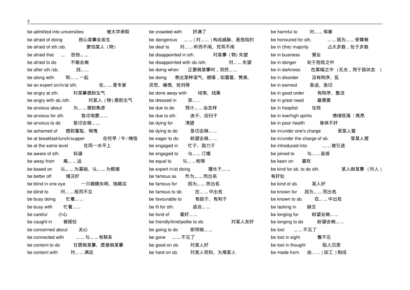 高中英语词组、固定搭配大总结.pdf_第3页