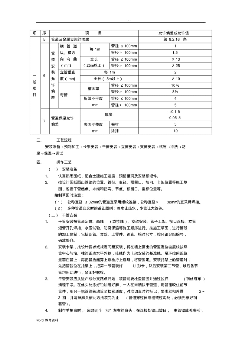 室内采暖管道安装工程技术交底.pdf_第2页