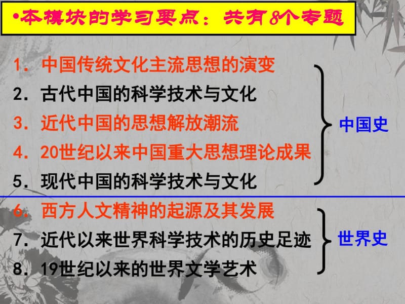 2018最新版本历史必修三总复习课件高三适用精品PPT课件.pdf_第2页