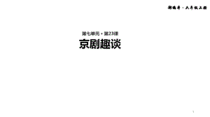 2019年秋新编部编版语文六年级上册第23课《京剧趣谈》课件ppt.pdf