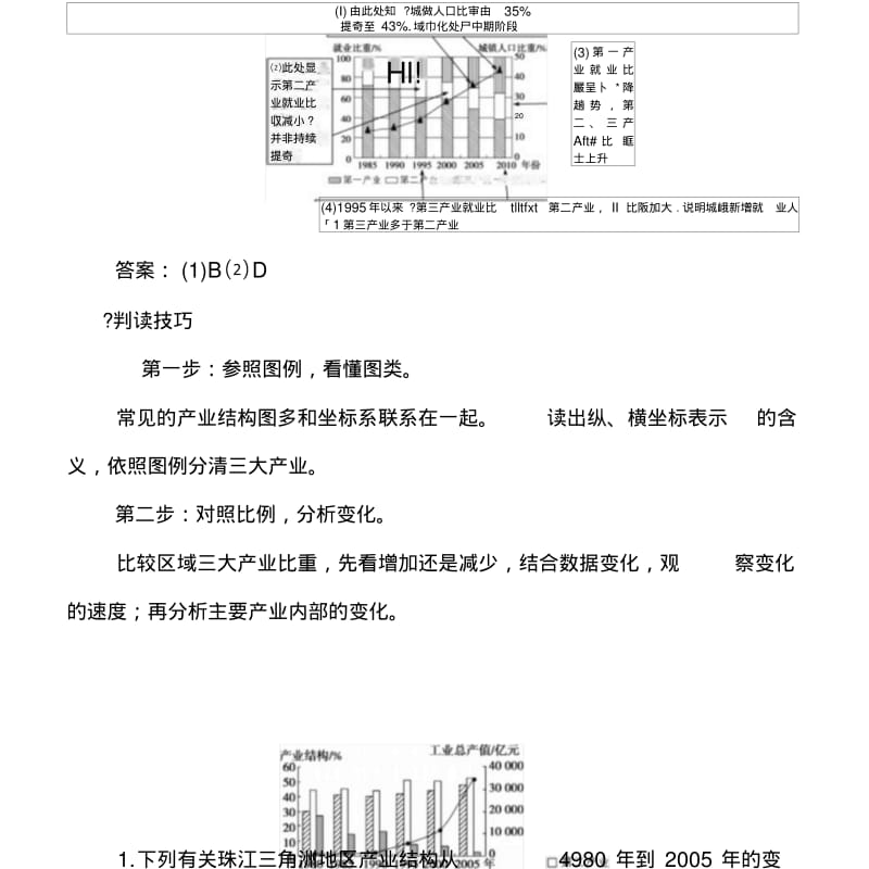 2019版高考总复习地理练习：高考热考图表系列(三十)产业结构示意图的判读含解析.doc.pdf_第3页