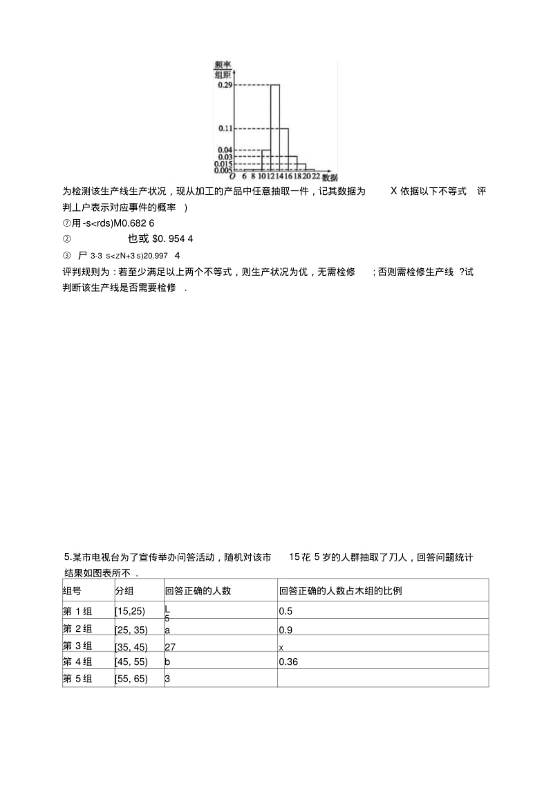 2019版高考数学二轮复习专题六统计专题突破练19统计与概率文.docx.pdf_第3页