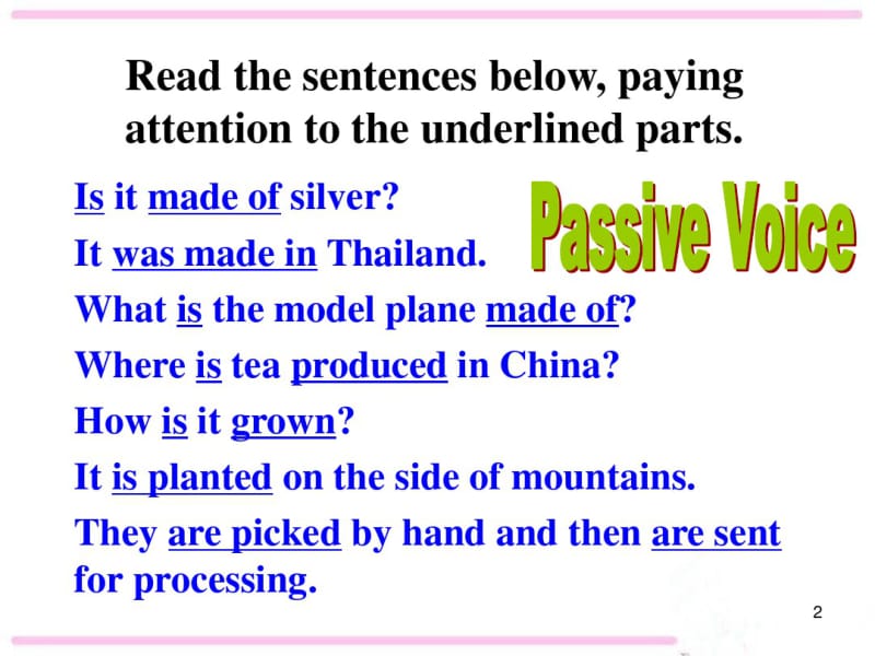 一般现在时被动语态讲解及练习课件.pdf_第2页