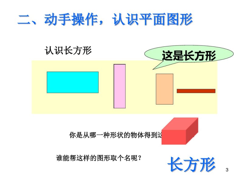 一年级数学下册《认识图形》单元复习整理课件.pdf_第3页