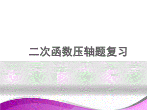 2017-2018学年九年级数学上册二次函数压轴题复习.pdf