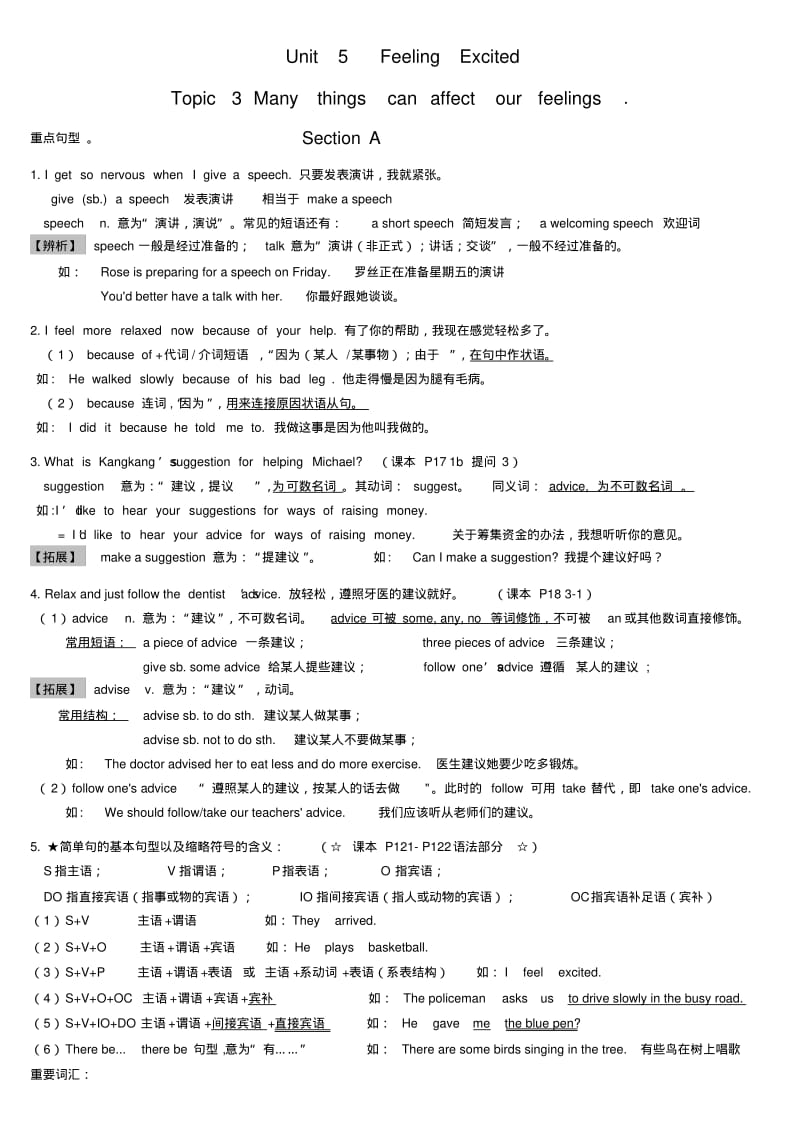 仁爱版八年级英语下册Unit5Topic3重点知识点总结.pdf_第1页