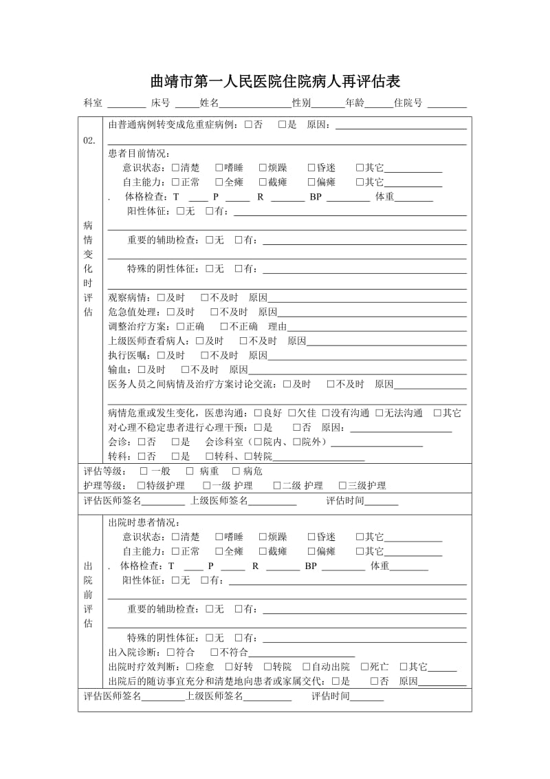 入院病人病情评估表.doc_第2页