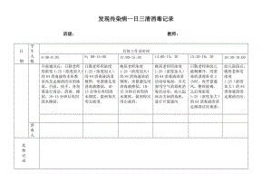 传染病消毒记录表格.doc