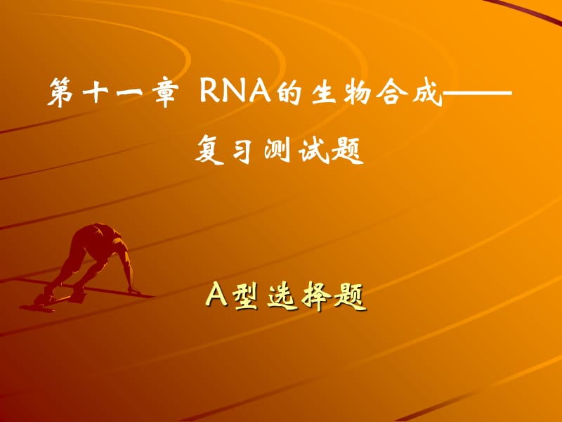 RNA的生物合成复习题及答案.ppt_第1页