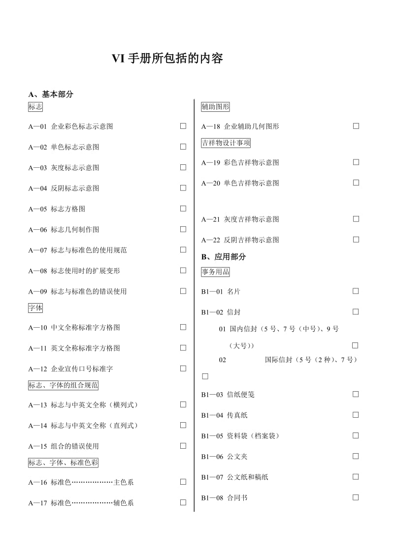 VI手册所包括的内容.doc_第1页