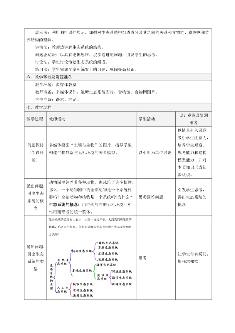 核心素养之 《生态系统的结构》教案.doc_第2页