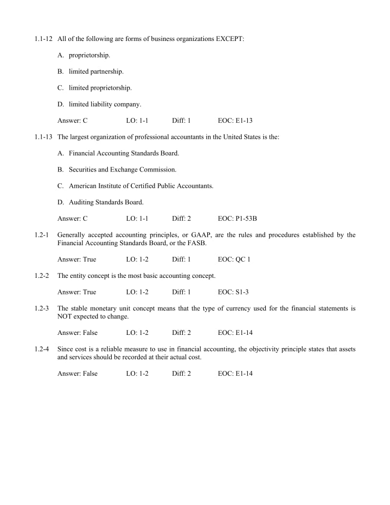 财务会计题库 The Financial Statements.doc_第3页