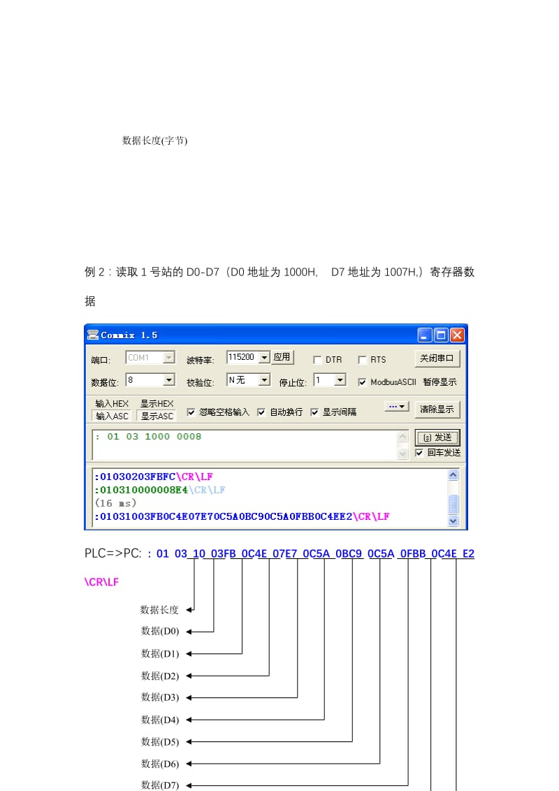 台达PLC通信协议ModbusASCII(DVP).doc_第3页