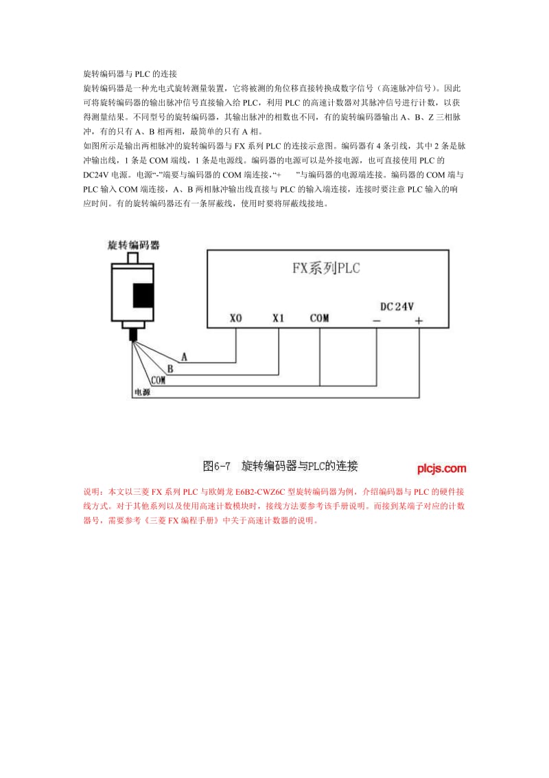 旋转编码器与PLC的连接.doc_第1页