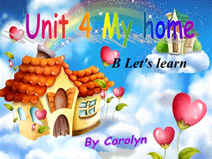 小学四年级英语上册unit 4 my home B let27s learn.ppt