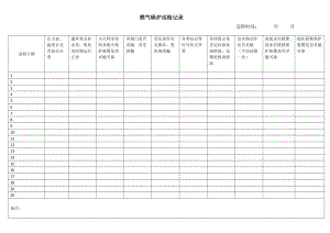 燃气锅炉巡检记录.doc