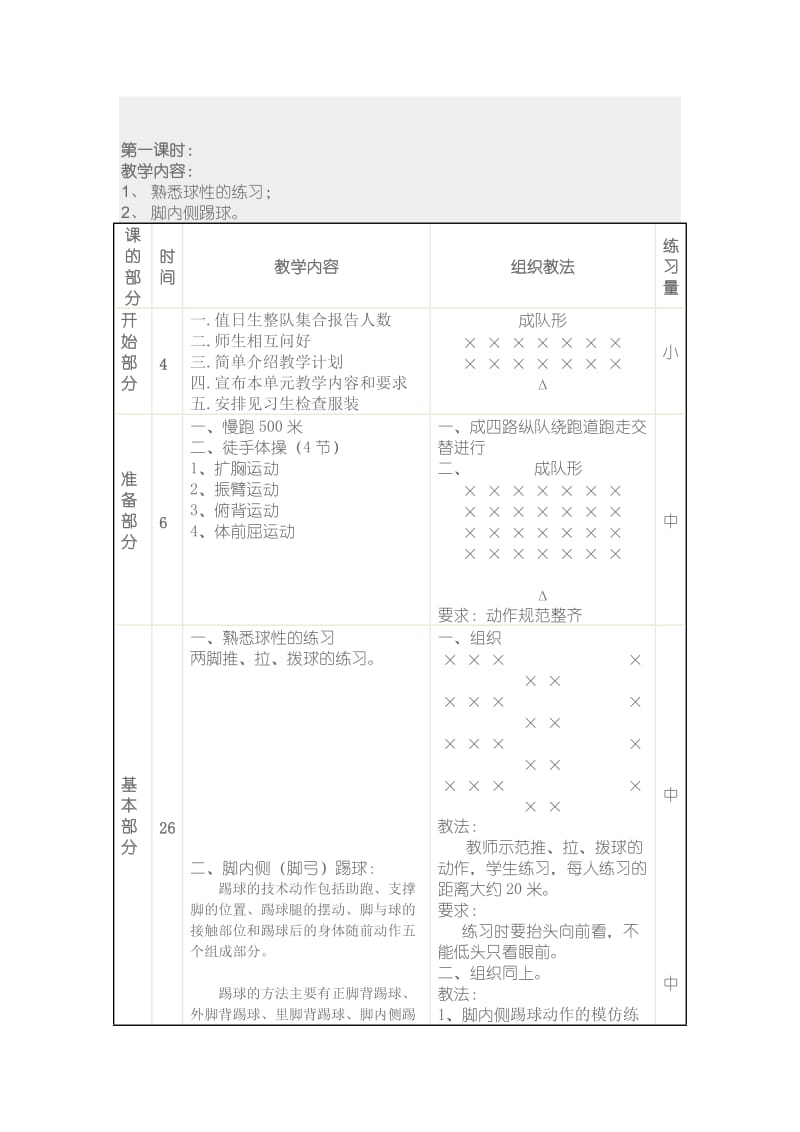 小学体育水平三足球单元教案【盛德云】.doc_第2页