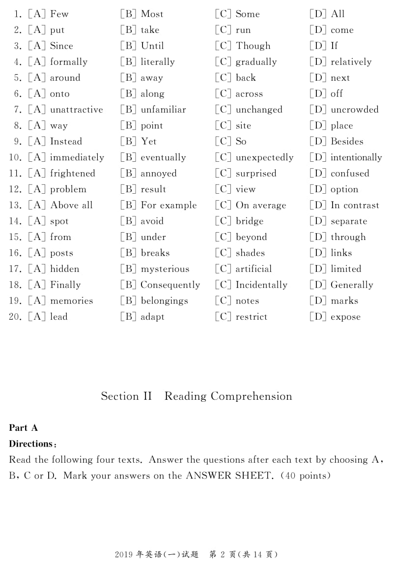 2019年考研英语一真题.pdf_第3页