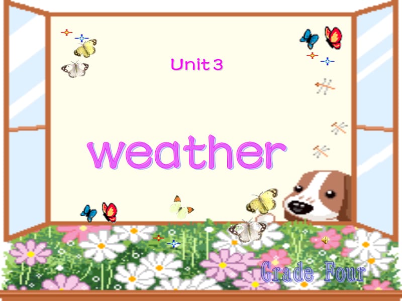 四年级英语下册《Weather》.ppt_第1页